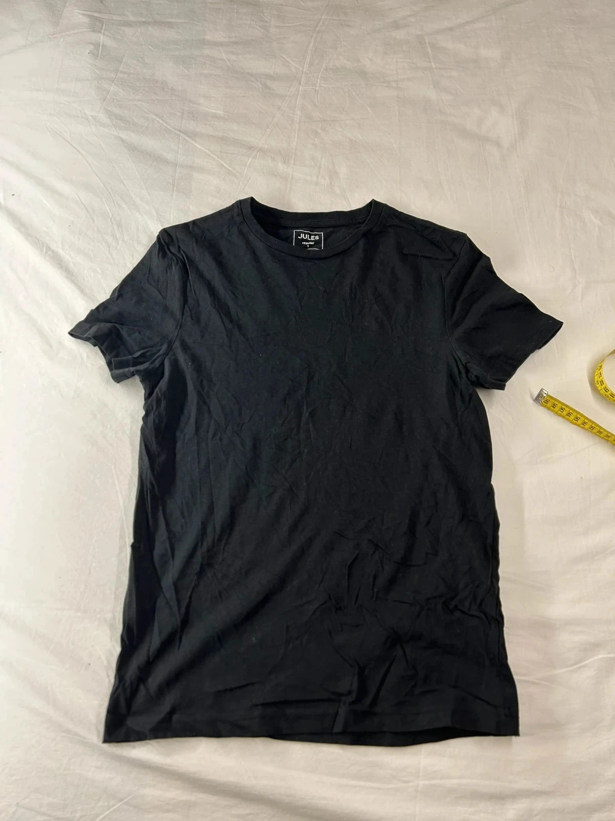 T-shirt uni noir Jules regular